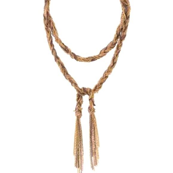 Stella & Dot | Necklace | Adrienne Mixed Gold Chain Necklace - Picture 2 of 16